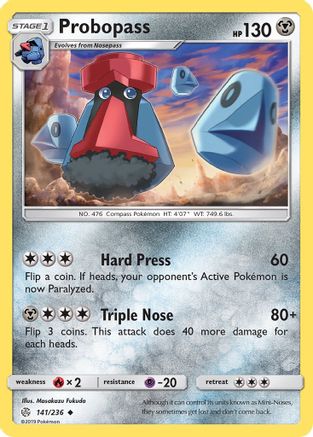 Probopass 141/236 - Cosmic Eclipse Reverse Holofoil