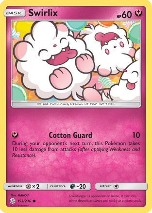 Swirlix 153/236 - Cosmic Eclipse Reverse Holofoil