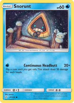 Snorunt 47/236 - Cosmic Eclipse