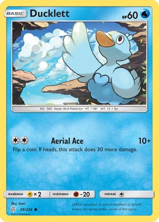 Ducklett 59/236 - Cosmic Eclipse Reverse Holofoil