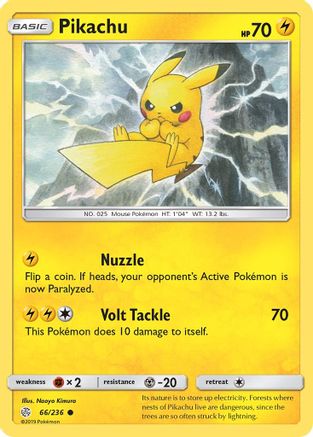 Pikachu 66/236 - Cosmic Eclipse Reverse Holofoil