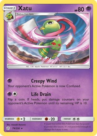 Xatu 79/236 - Cosmic Eclipse Reverse Holofoil