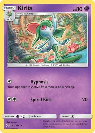 Kirlia (81/236) - SM  Cosmic Eclipse  - Uncommon