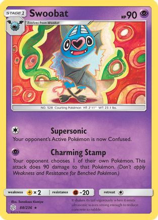 Swoobat 88/236 - Cosmic Eclipse Reverse Holofoil