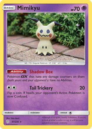 Mimikyu 97/236 - Cosmic Eclipse Reverse Holofoil