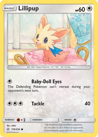 Lillipup 174/236 - Cosmic Eclipse Reverse Holofoil