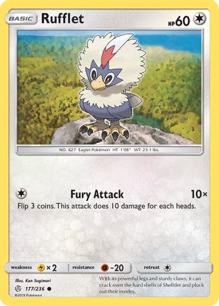 Rufflet (177/236) - SM  Cosmic Eclipse  - Common