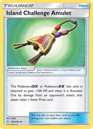 Island Challenge Amulet (194/236) - SM  Cosmic Eclipse  - Uncommon