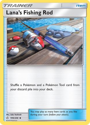 Lana's Fishing Rod (195/236) - SM  Cosmic Eclipse  - Uncommon