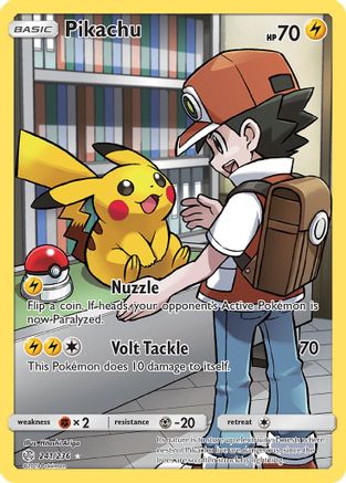 Pikachu 241/236 - Cosmic Eclipse Holofoil