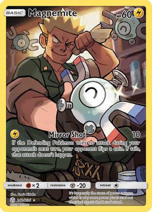 Magnemite (Secret) (242/236) - SM  Cosmic Eclipse Holofoil - Secret Rare