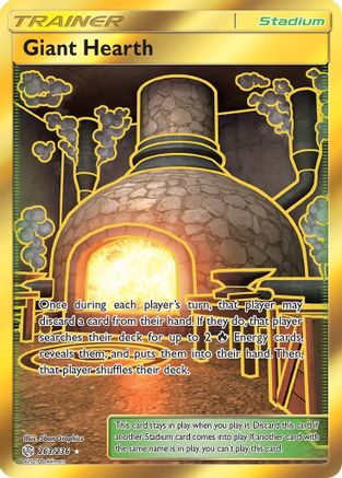 Giant Hearth (Secret) (263/236) - SM  Cosmic Eclipse Holofoil - Secret Rare