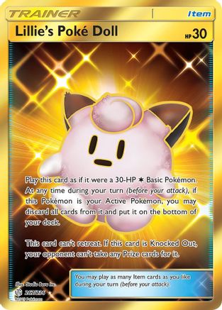 Lillie's Poke Doll (Secret) (267/236) - SM  Cosmic Eclipse Holofoil - Secret Rare