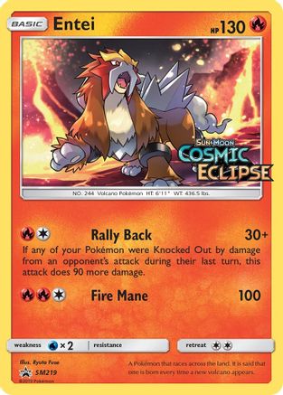 Entei SM219 - SM Promos Holofoil - Promo