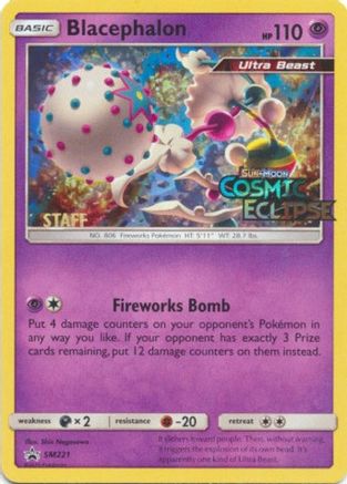 Blacephalon (Prerelease) [Staff] (SM221) - SM Promos Holofoil - Promo