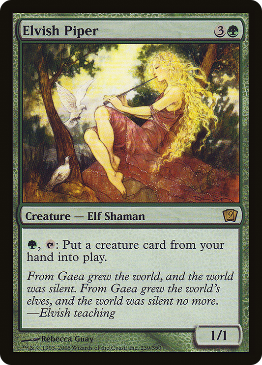 Elvish Piper (9ED-239★) - Ninth Edition Foil