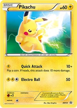 Pikachu BW54/101 - BW Black Star Promos