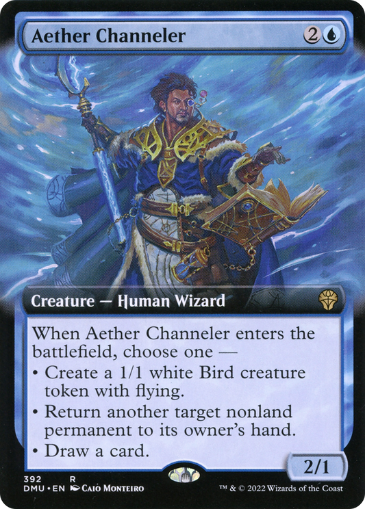 Aether Channeler (DMU-392) - Dominaria United: (Extended Art)