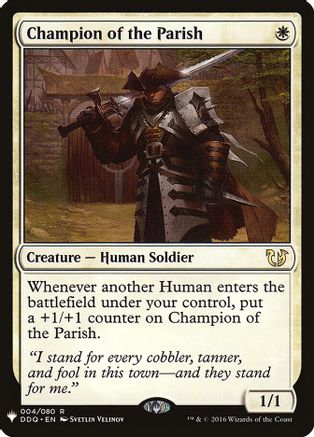 Champion of the Parish (LIST-004) - The List Reprints