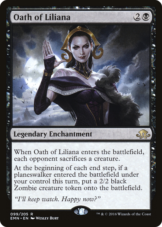 Oath of Liliana (EMN-099) - Eldritch Moon Foil