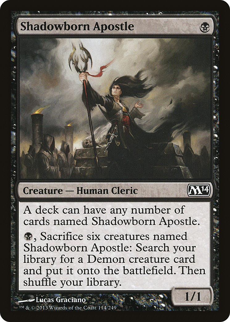 Shadowborn Apostle (M14-114) - Magic 2014 Foil