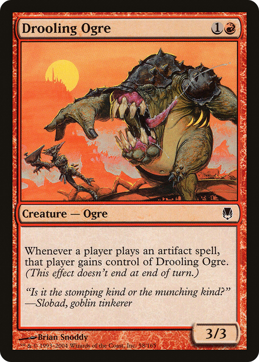 Drooling Ogre (DST-058) - Darksteel Foil