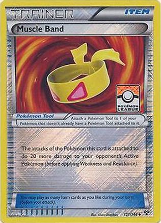 Muscle Band - 121/146 - (Pokemon League) 121 - League & Championship Cards Reverse Holofoil