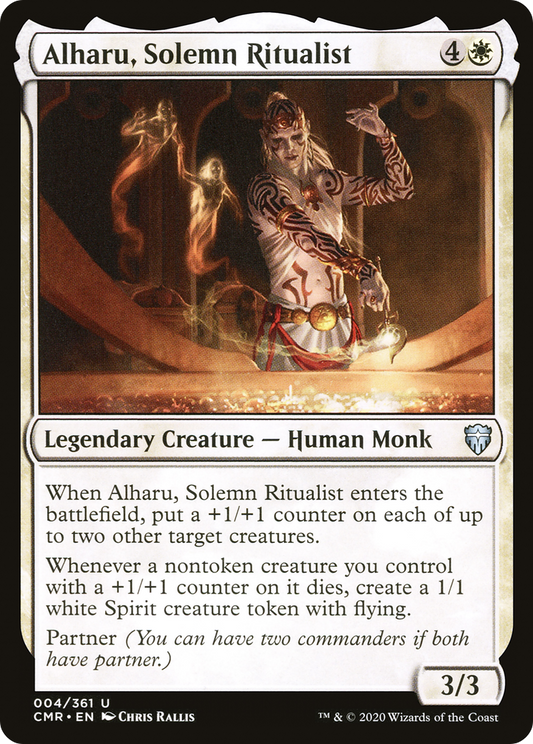 Alharu, Solemn Ritualist (CMR-004) - Commander Legends