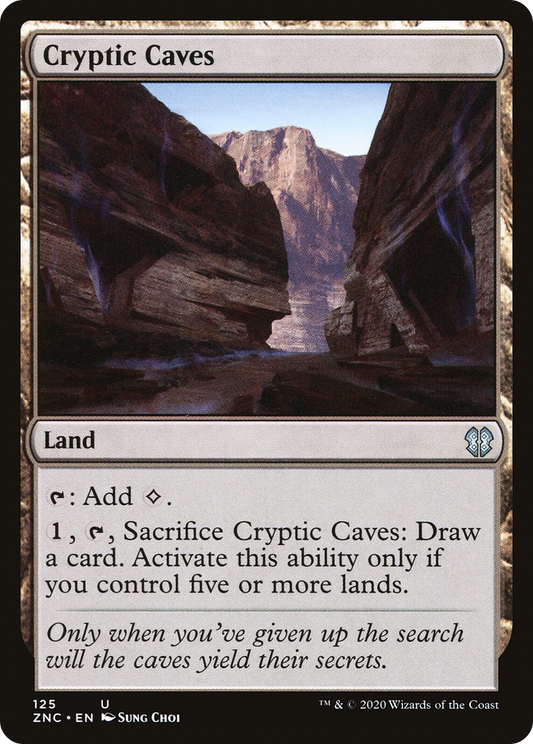 Cryptic Caves (ZNC-125) - Zendikar Rising Commander