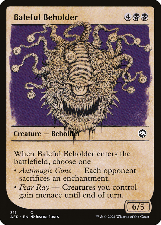 Baleful Beholder (AFR-311) - Adventures in the Forgotten Realms: (Showcase) Foil