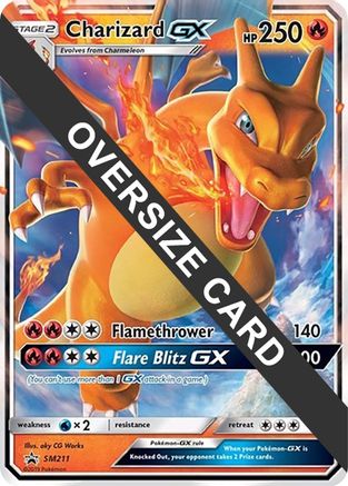 Charizard GX - SM211 (SM Black Star Promo) SM211 - Jumbo Cards Holofoil