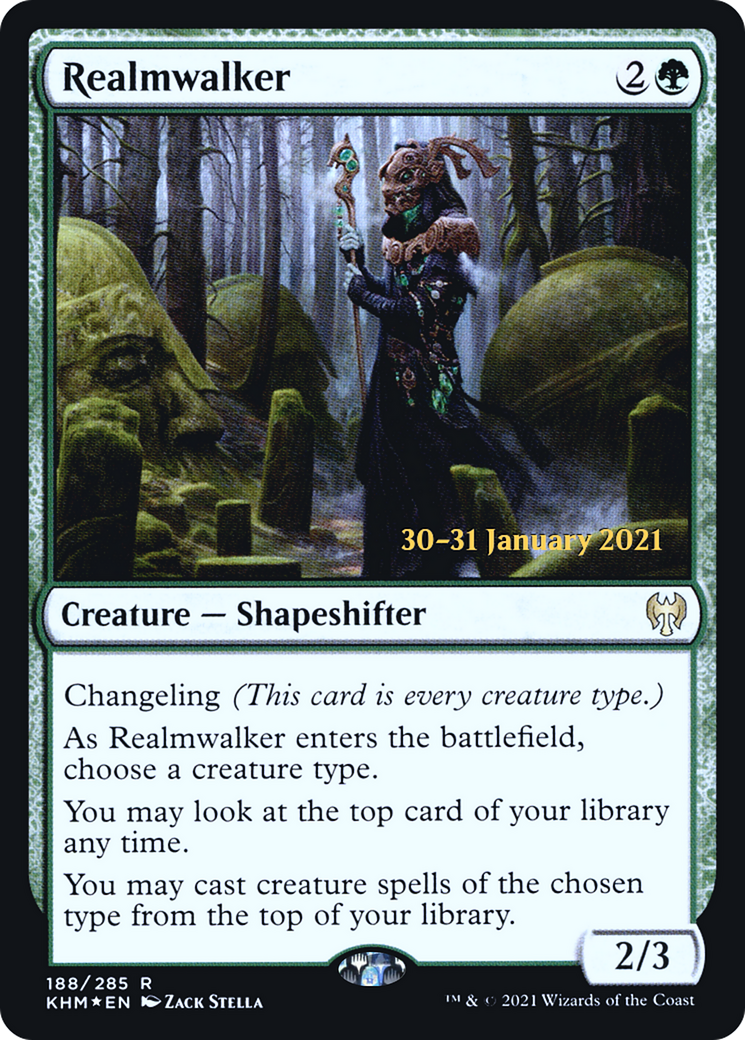 Realmwalker (PRE-188S) - Kaldheim Promos (Prerelease) Foil