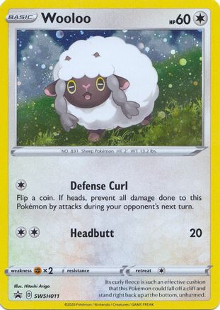 Wooloo SWSH011 - SWSH Sword & Shield Promo Cards Holofoil - Promo