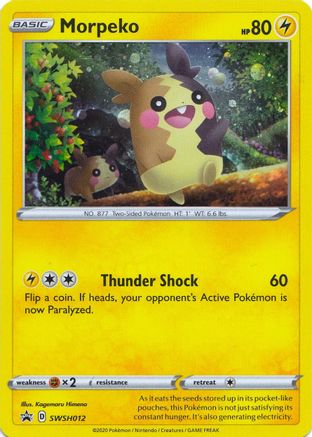Morpeko SWSH012 - SWSH Sword & Shield Promo Cards Holofoil - Promo