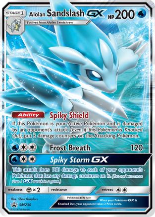 Alolan Sandslash GX (SM236/248) - SM Promos Holofoil - Promo