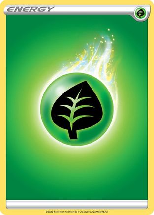 Grass Energy - SWSH01 Sword & Shield Base Set Reverse Holofoil - Common