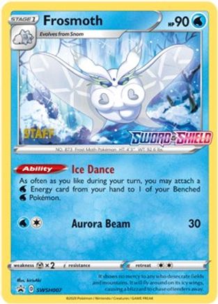 Frosmoth (Prerelease) [Staff] (SWSH007) - SWSH Sword & Shield Promo Cards Holofoil - Promo