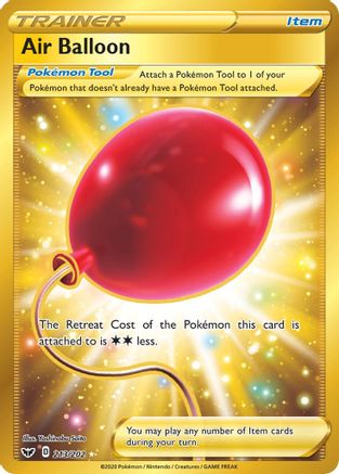 Air Balloon (Secret) 213/202 - SWSH01 Sword & Shield Base Set Holofoil - Secret Rare