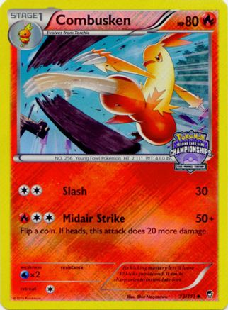 Combusken - 13/111 (State Championships) 13 - League & Championship Cards Reverse Holofoil