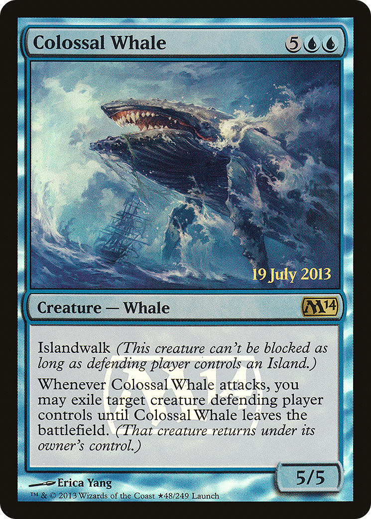 Colossal Whale (PM14-48★) - Magic 2014 Promos Foil