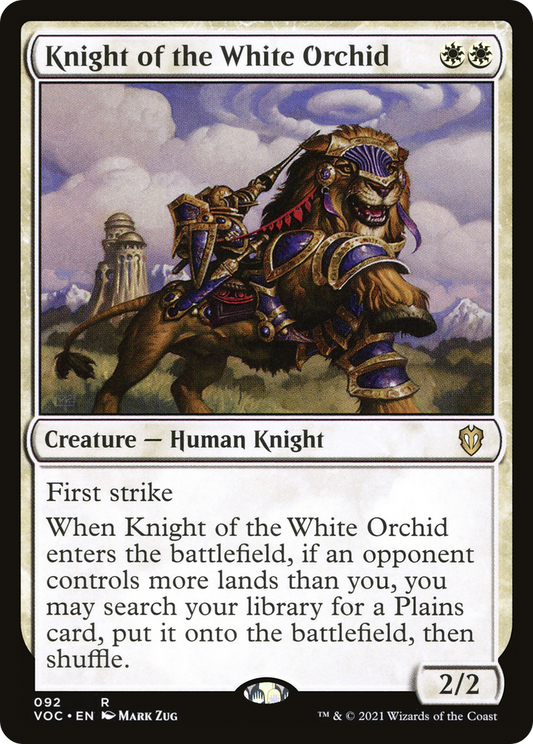 Knight of the White Orchid (VOC-092) - Crimson Vow Commander