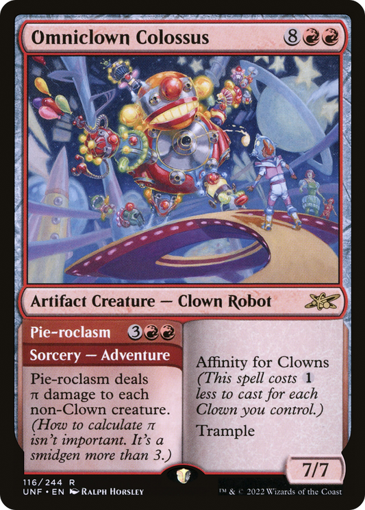 Omniclown Colossus // Pie-roclasm (UNF-116) - Unfinity Foil