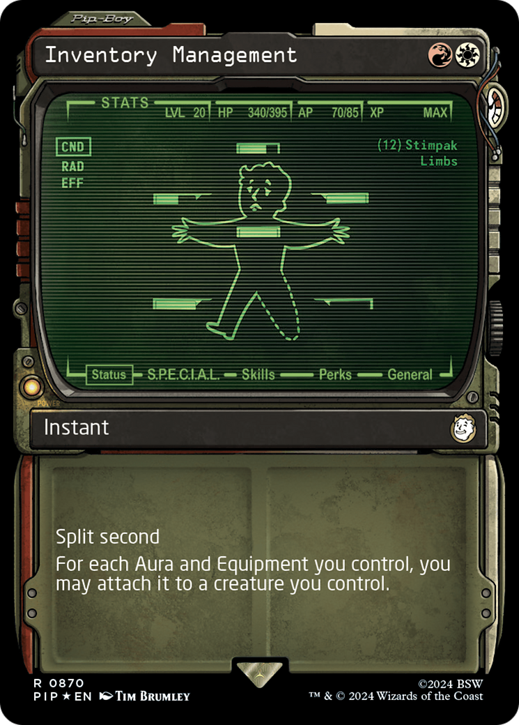 Inventory Management (PIP-870) - Fallout: (Showcase) Foil