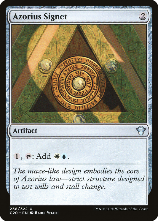 Azorius Signet (C20-238) - Commander 2020