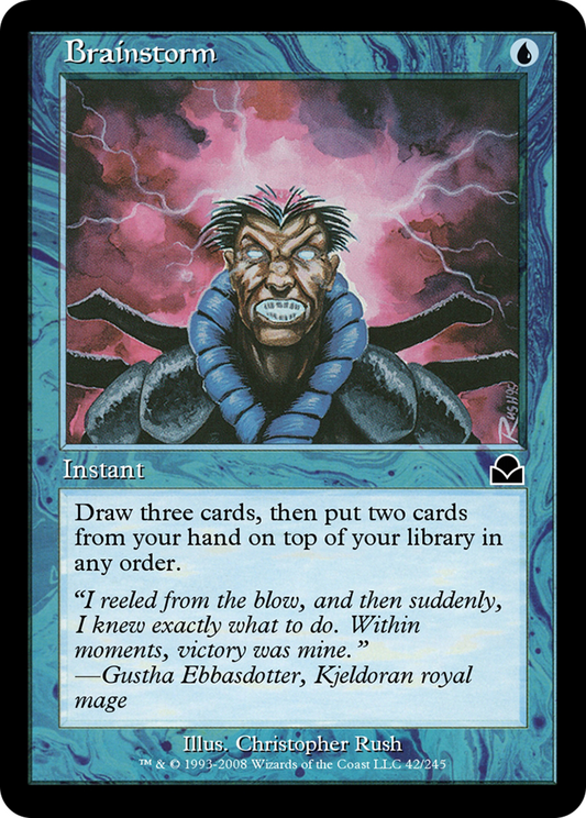 Brainstorm (ME2-042) - Masters Edition II Foil