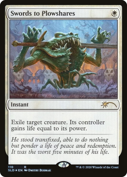 Swords to Plowshares (SLD-110) - Secret Lair Drop Foil