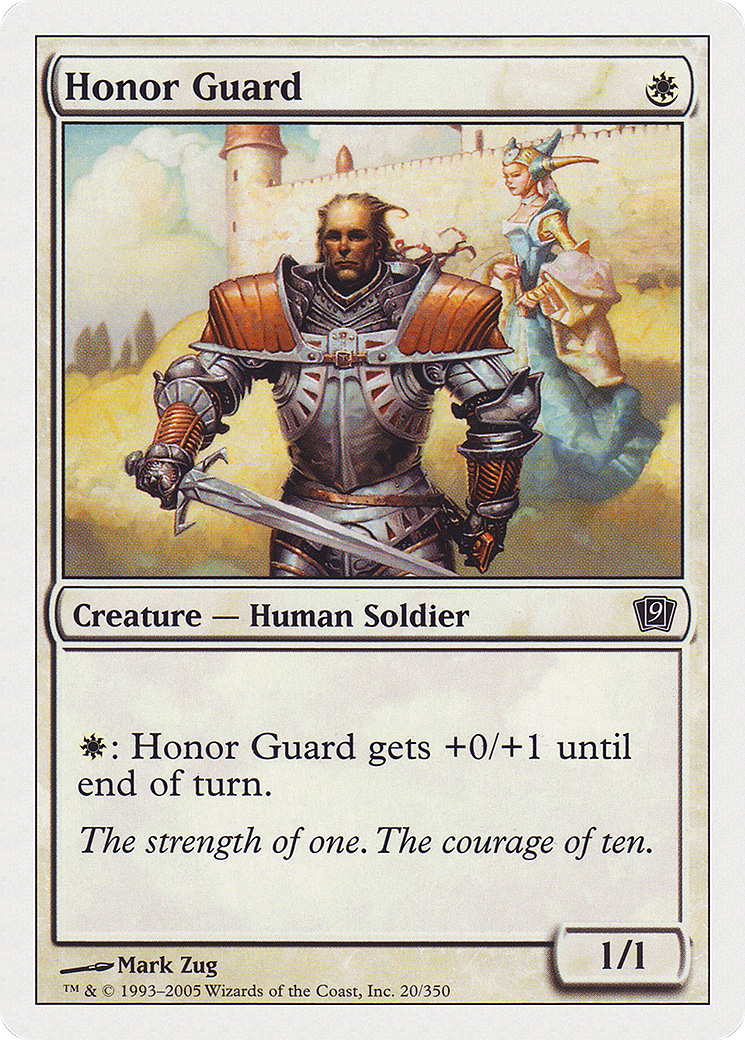 Honor Guard (9ED-020) - Ninth Edition