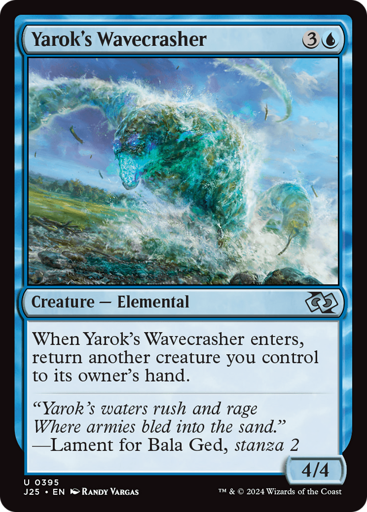 Yarok's Wavecrasher (J25-395) - Foundations Jumpstart Foil