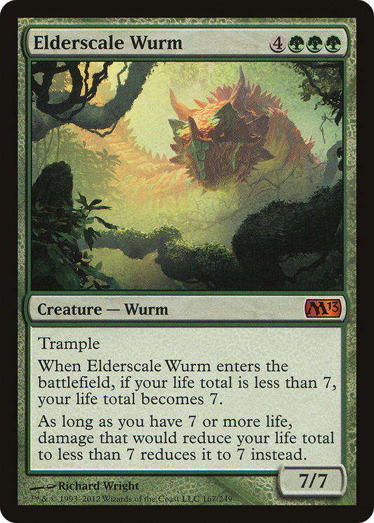 Elderscale Wurm (M13-167) - Magic 2013 Foil