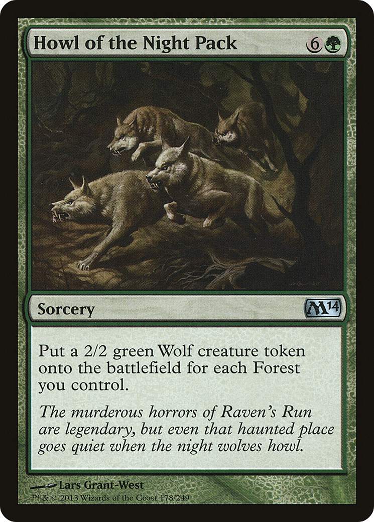 Howl of the Night Pack  (M14-178) - Magic 2014 Foil